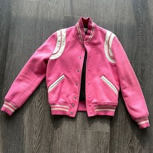 SAINT LAURENT VARSITY JACKET SIZE FRENCH 36 (SMALL)